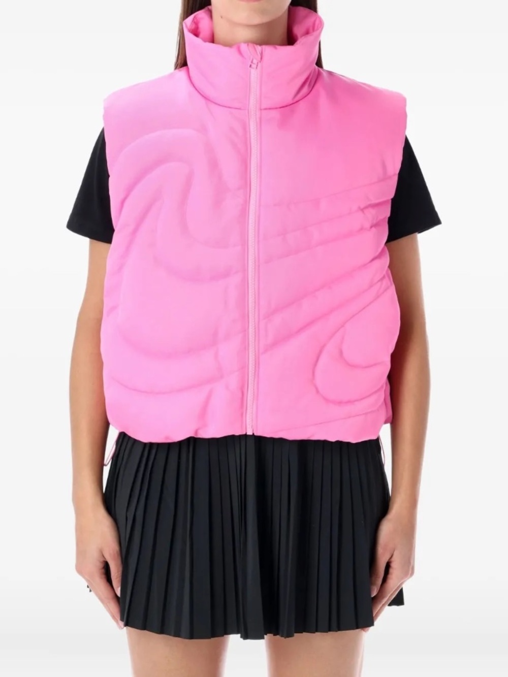 Nike Swoosh Series XS Oversized Down Gilet Vest Therma fit HV5245-606 Pink Spell